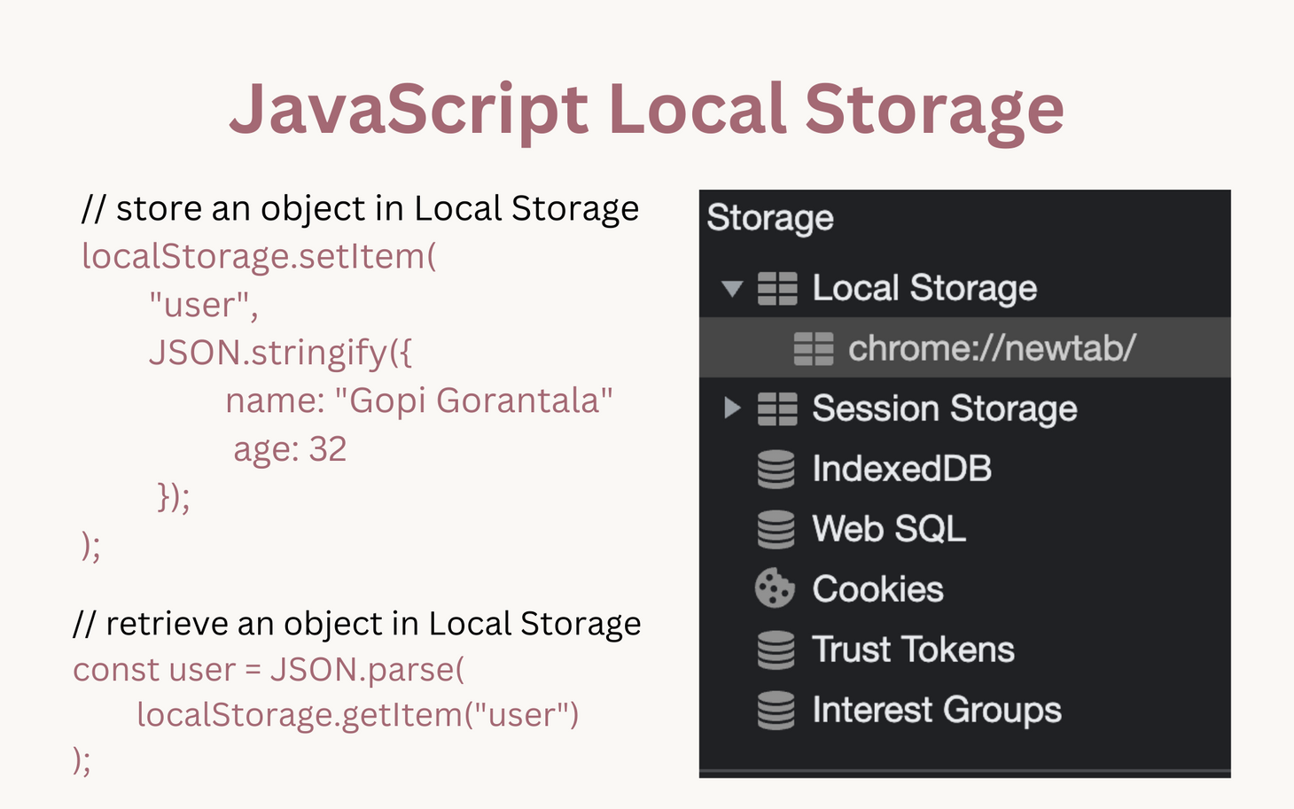 A Complete Guide To JavaScript LocalStorage